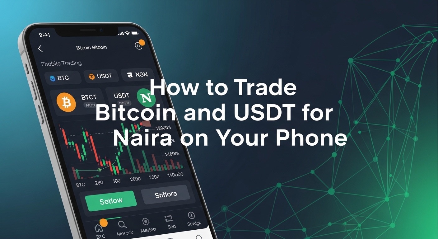 How to Trade Bitcoin and USDT for Naira on Your Phone